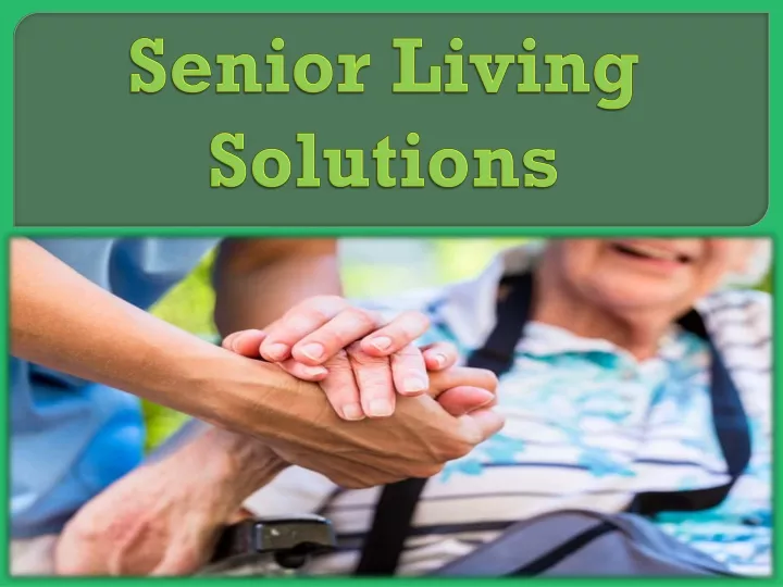 senior living solutions