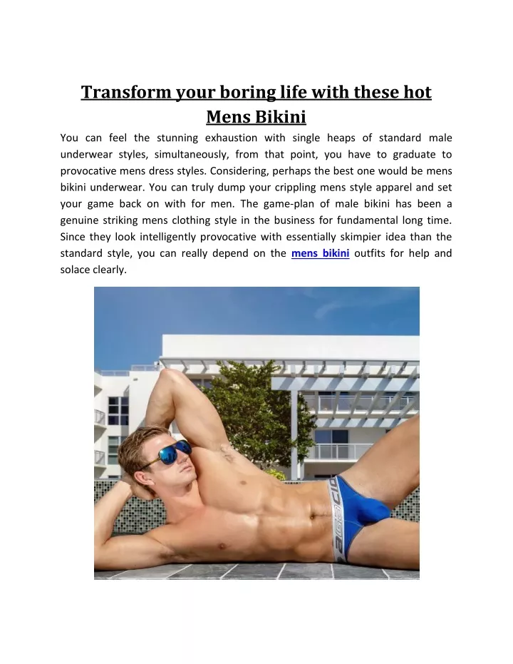transform your boring life with these hot mens