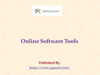 Online Software Tools