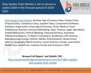 data quality tools market is set to witness