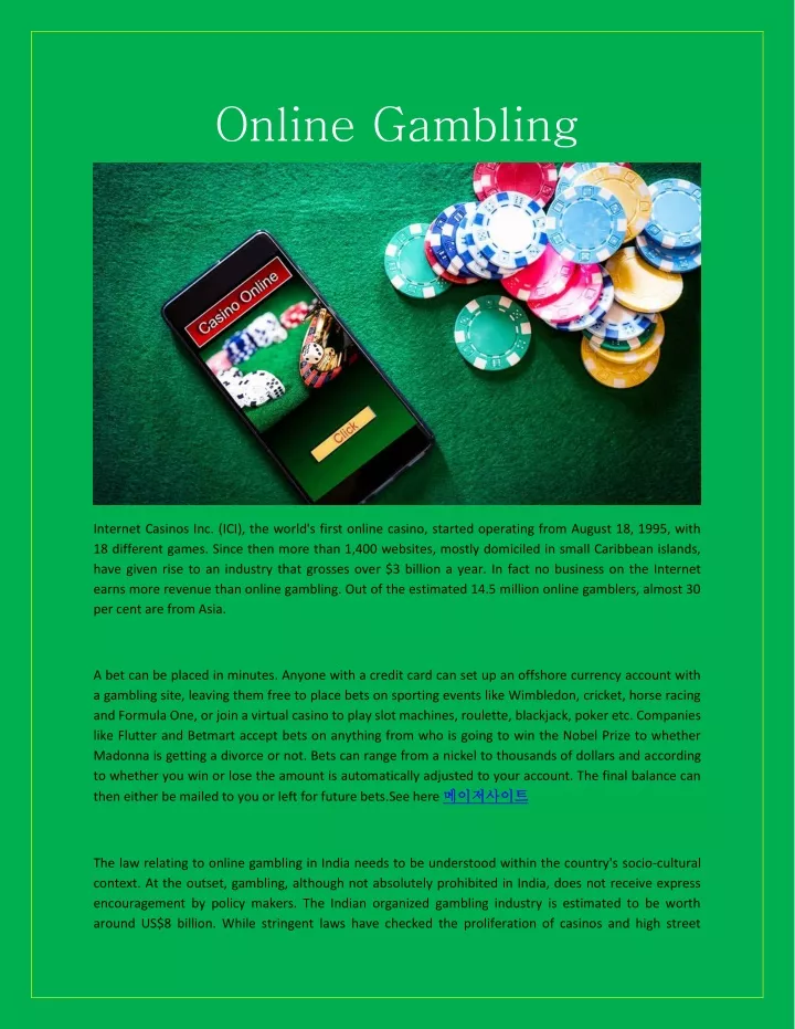 online gambling