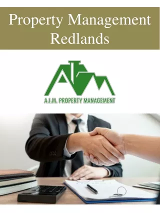Property Management Redlands