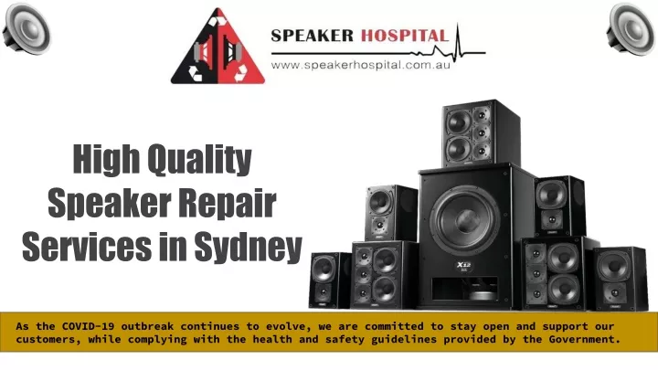 high quality speaker repair services in sydney
