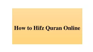 Learn Quran recitation online and become a qari.