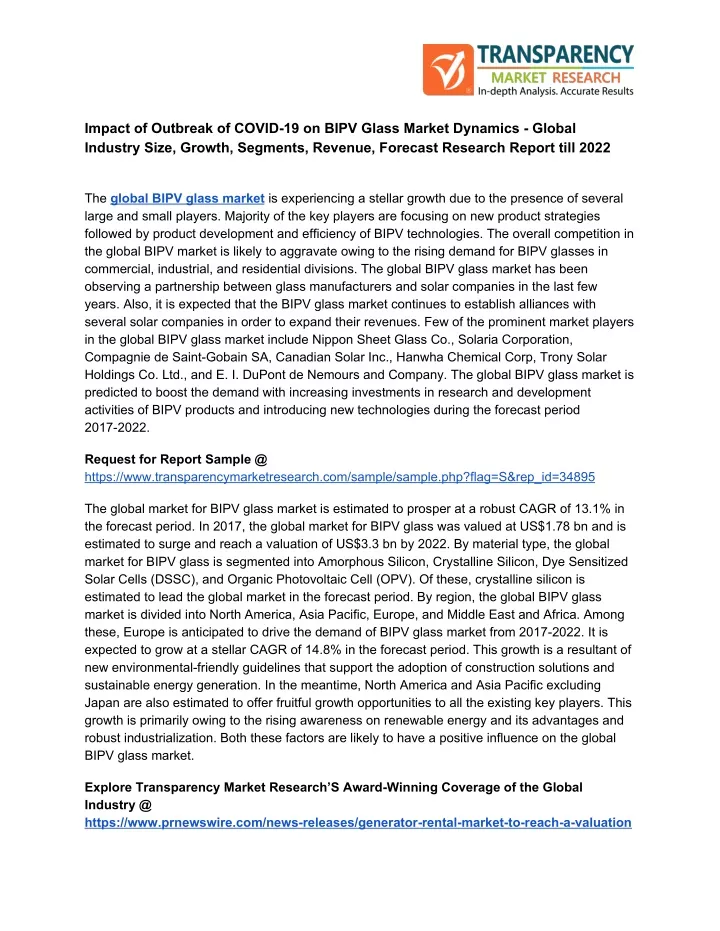 impact of outbreak of covid 19 on bipv glass