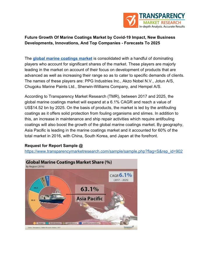 future growth of marine coatings market by covid