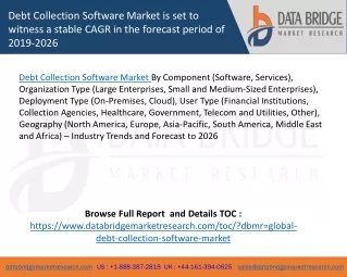 debt collection software market is set to witness