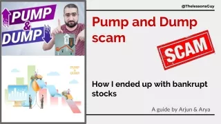 Pump and Dump Scam | Psychology Behind it!