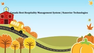 Canada Best Hospitality Management System | Nanovise Technologies