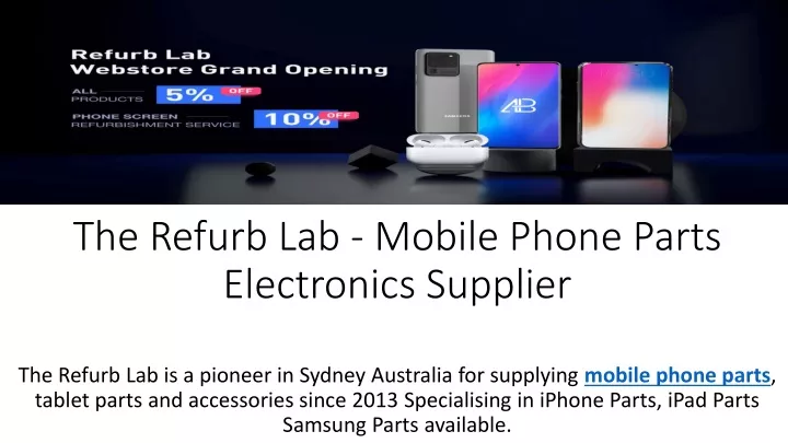 the refurb lab mobile phone parts electronics supplier
