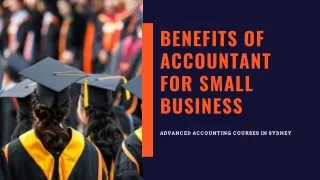 Benefits Of Accountant For Small Business | Accounting Degree Sydney