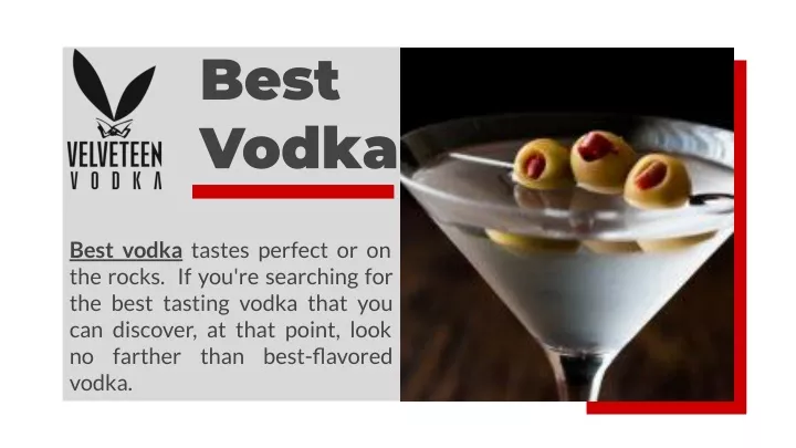 best vodka