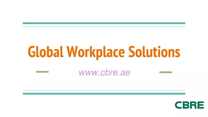 global workplace solutions