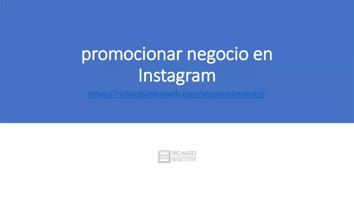 promocionar negocio en instagram