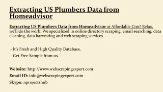extracting us plumbers data from homeadvisor