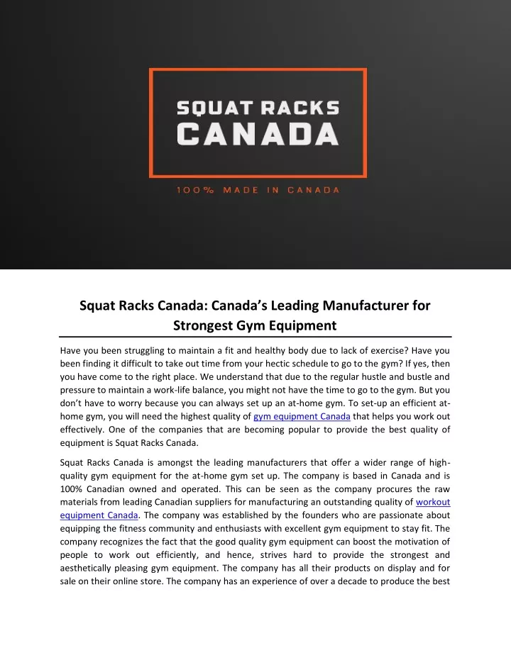 squat racks canada canada s leading manufacturer