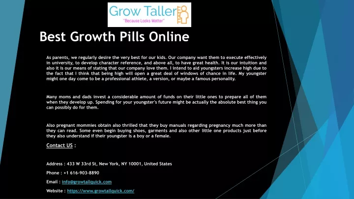 best growth pills online