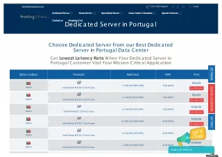 Portugal Dedicated Server