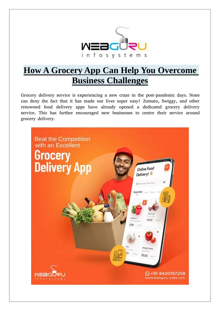 howagroceryapp can help you overcome business