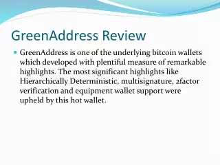 greenaddress review