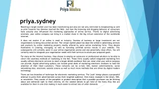priya sydney