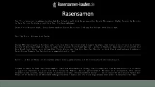 rasensamen