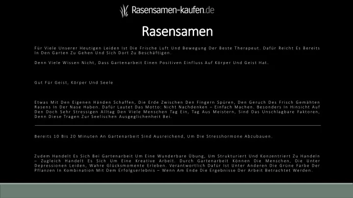 rasensamen