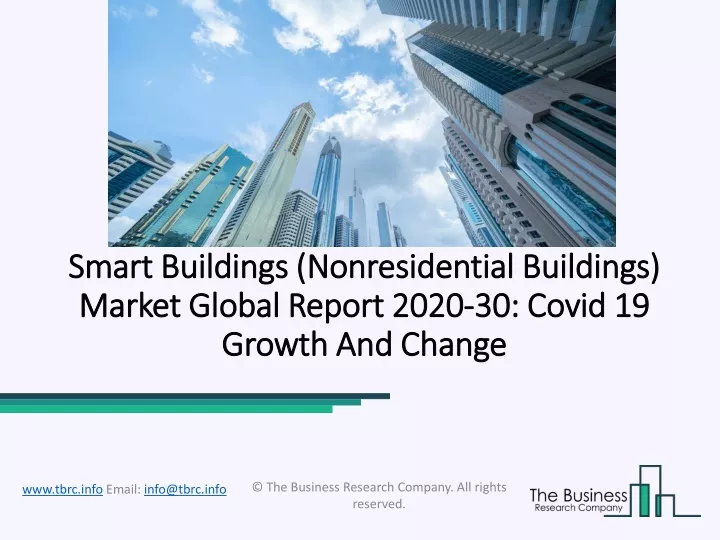 smart buildings nonresidential buildings market global report 2020 30 covid 19 growth and change