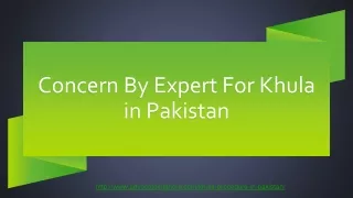 Get Console For Khula in Pakistan By Khula Pakistan Family Law 2020