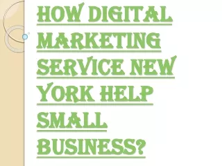 Benefits of Hiring Digital Marketing Services New York