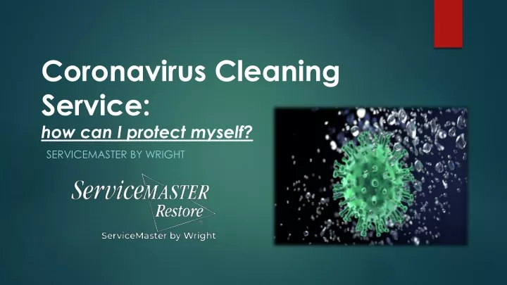 coronavirus cleaning service how can i protect myself