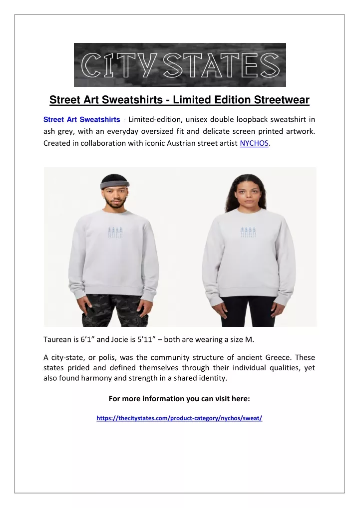 street art sweatshirts limited edition streetwear