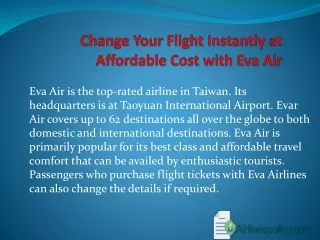 Get the Discount on Eva Air Flights Call :  1-855-284-6735