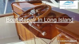 Boat Repair In Long Island