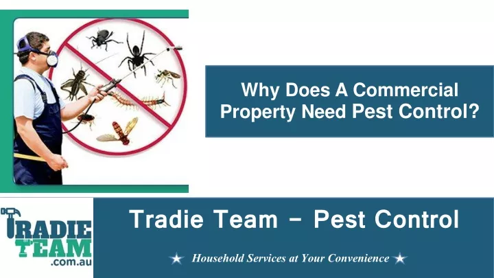 why does a commercial property need pest control