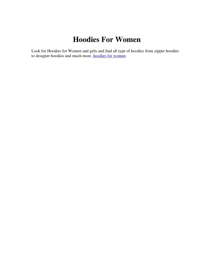 hoodies for women