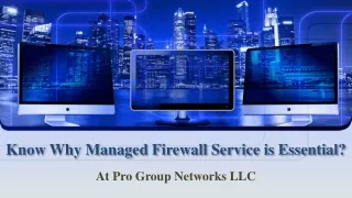 Know Why Managed Firewall Service is Essential?