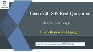 cisco 700 805 real questions cisco 700 805 real