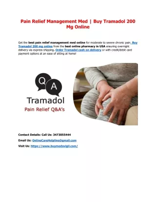 pain relief management med buy tramadol