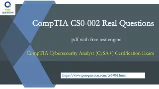 comptia cs0 002 real questions comptia