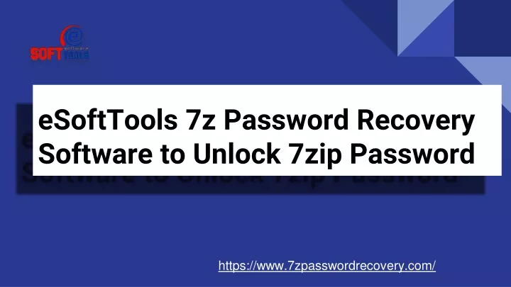 esofttools 7z password recovery software