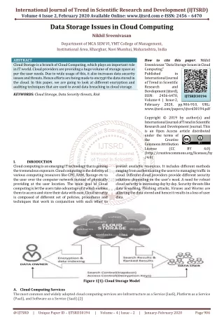 international journal of trend in scientific