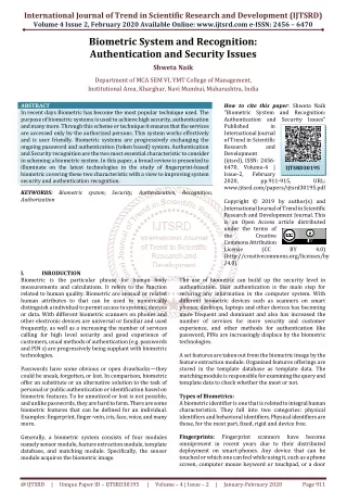 international journal of trend in scientific
