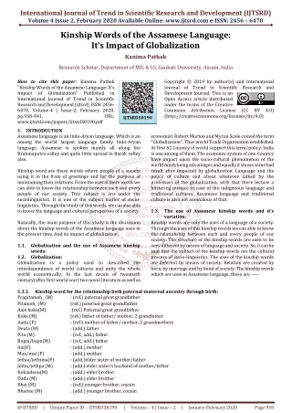 international journal of trend in scientific