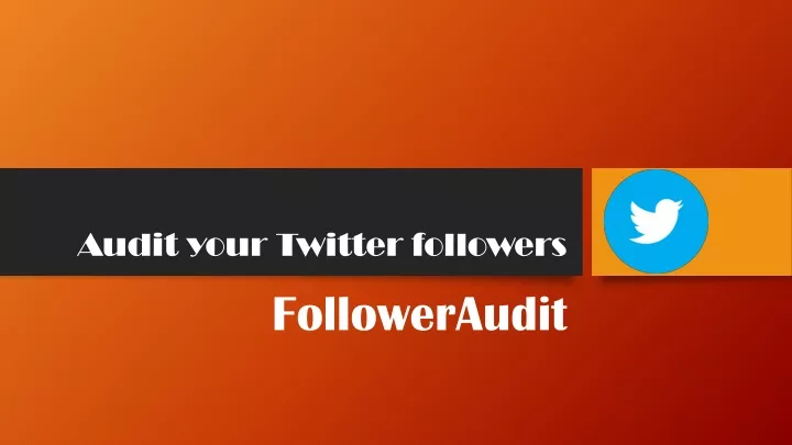 audit your twitter followers