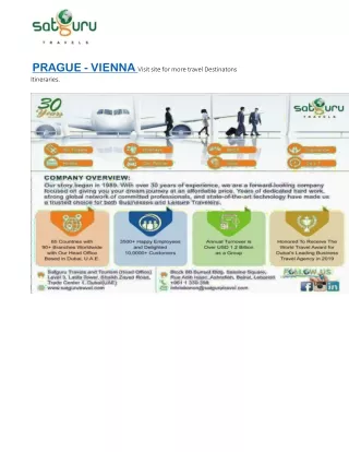 Prague -Vienna Budget Travel