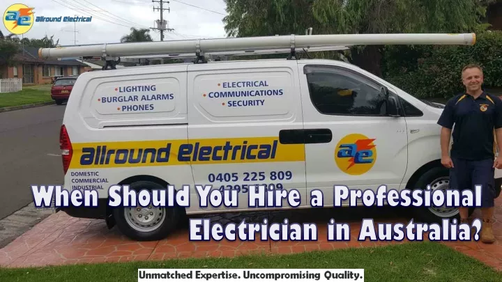 when should you hire a professional electrician