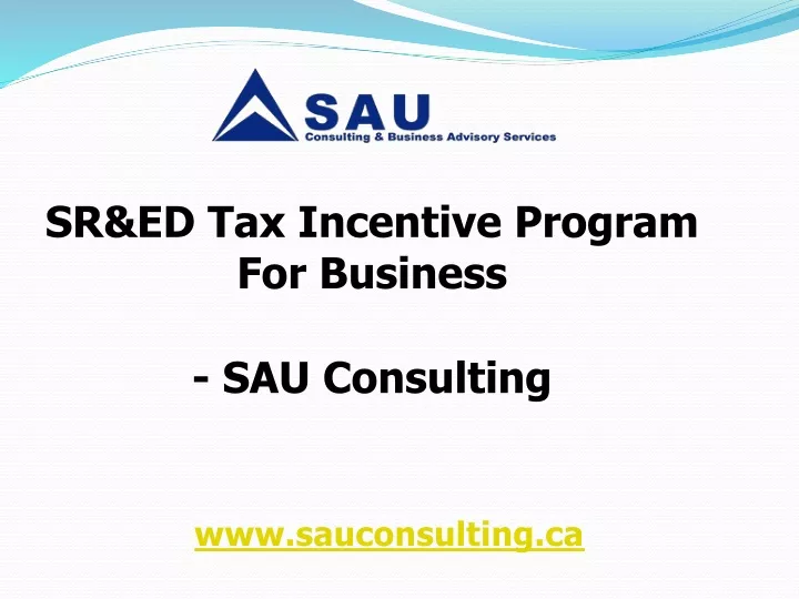 sr ed tax incentive program for business