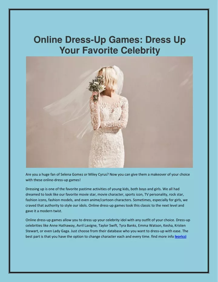 online dress up games dress up your favorite