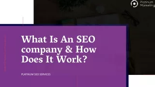 SEO Company and their Benefits in business Growth